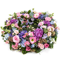 Summer Funeral Wreath